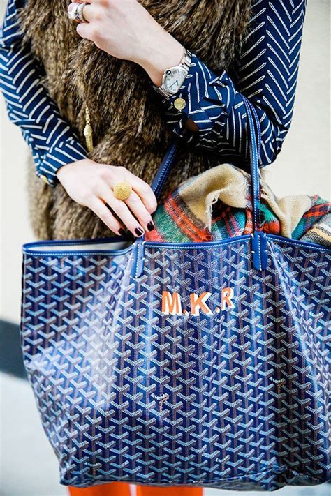 goyard bag monogram|cost of personalized goyard tote.